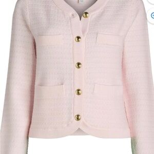 Elegant Pink Women's Cardigan